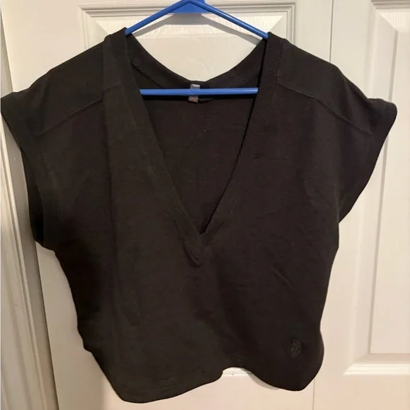 Free People Nothing but Sweats reversible v neck tee - Picture 6 of 6